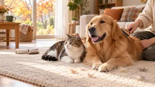 【犬・猫】秋の換毛期に増える抜け毛、ブラッシングのコツと受診の目安