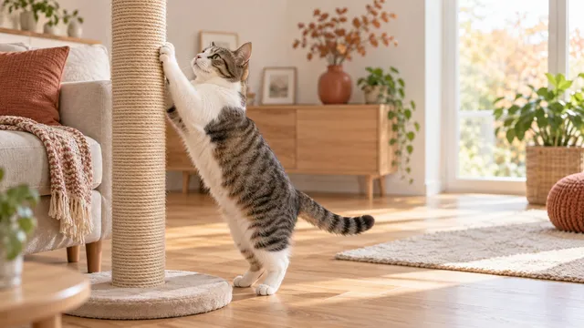 猫の爪とぎはなぜ必要？家具を守りながら好みに合わせる対策と受診の目安