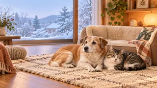 【「年のせい」ではないかも】寒さで増えるシニア犬・猫の関節の痛みと、見直したい冬の寝床