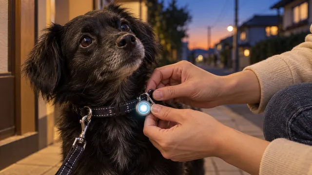 【日が短くなる秋】犬の夕方・夜の散歩は「見えていない」前提で。暗い道の危険と反射材の使い方