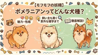 【モフモフの妖精】ポメラニアンってどんな犬種？魅力・性格から、飼い主も驚く意外な雑学まで徹底解説！