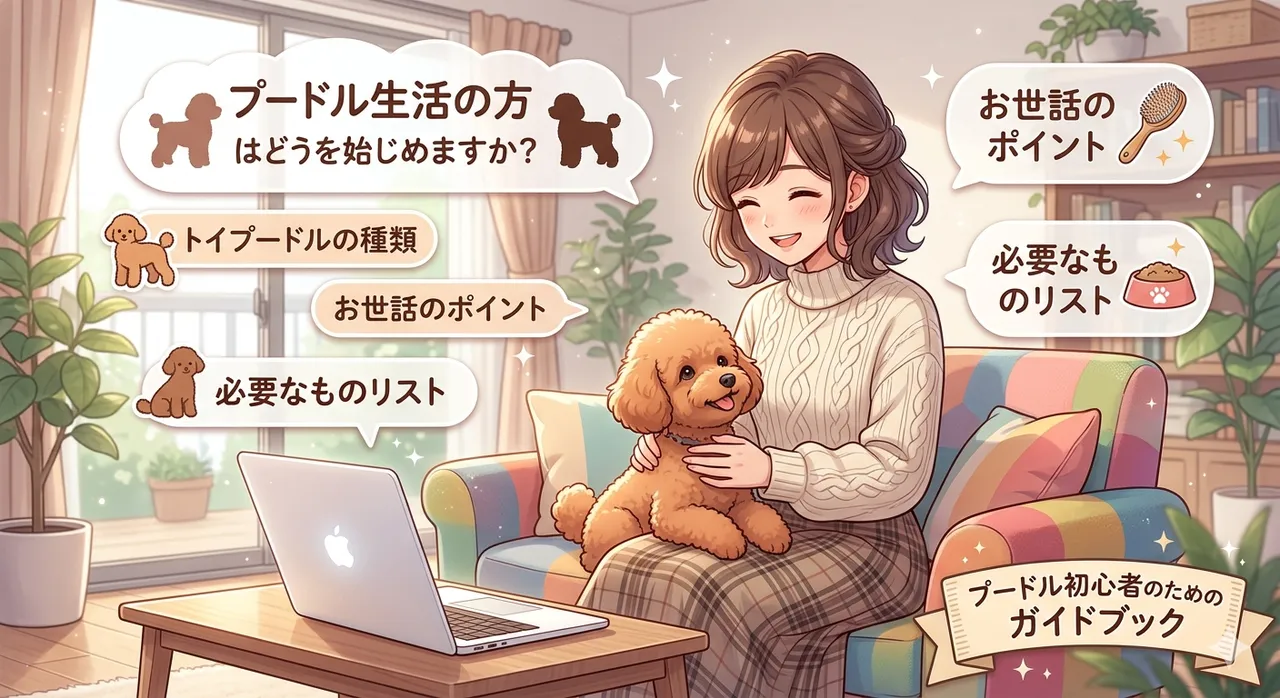 【犬種図鑑】トイプードルのすべて：起源・毛色別の性格から医療データまで徹底解説
