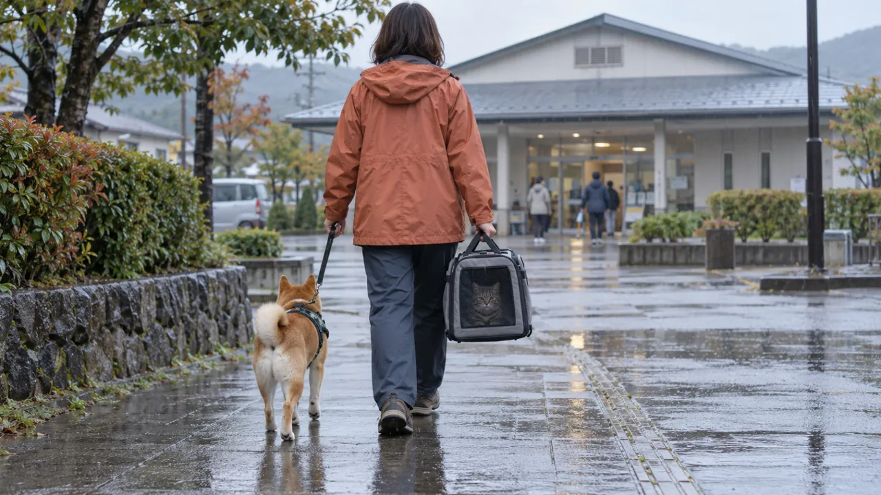 【台風・大雨に備える】犬と猫と一緒に避難できますか？ 避難所の確認と在宅避難の備え
