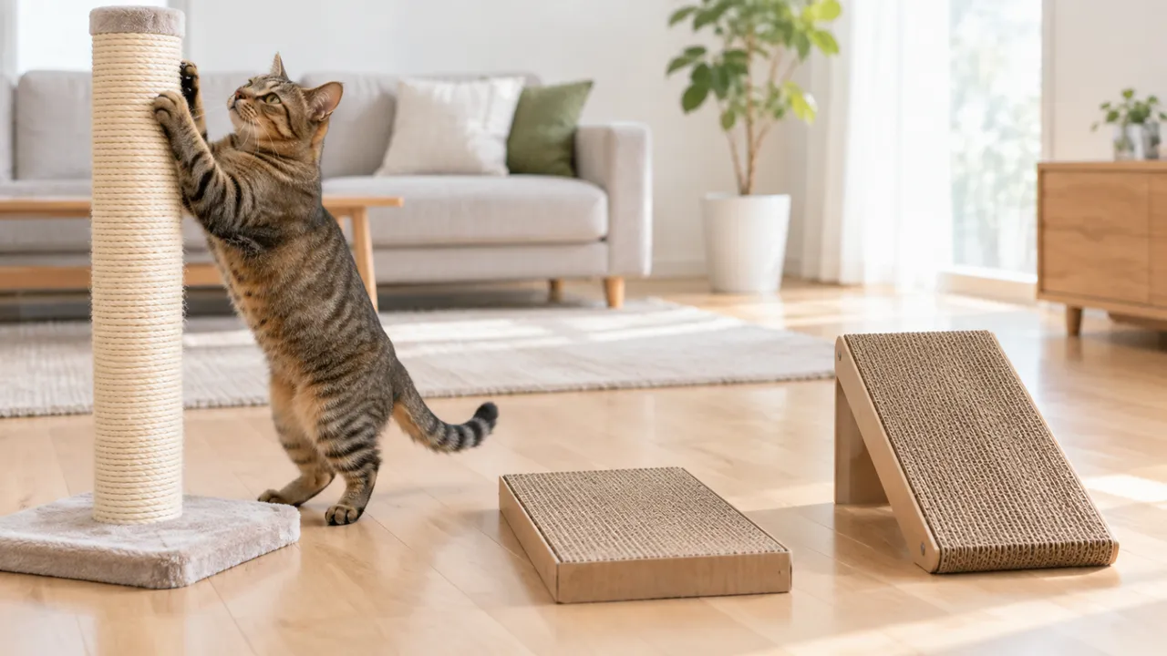 猫の爪とぎはなぜ必要？家具を守りながら好みに合わせる対策と受診の目安